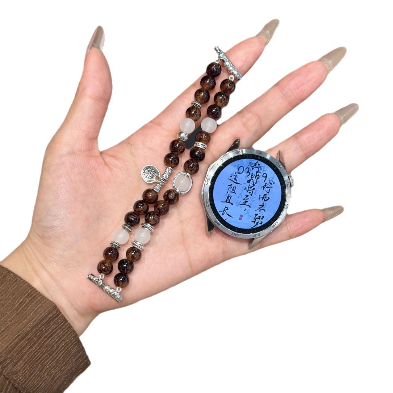 Picture of For Huawei GT5 Strap Women's New GT4 Chinese Beaded watch4pro Women's watch3pro Fashion Women