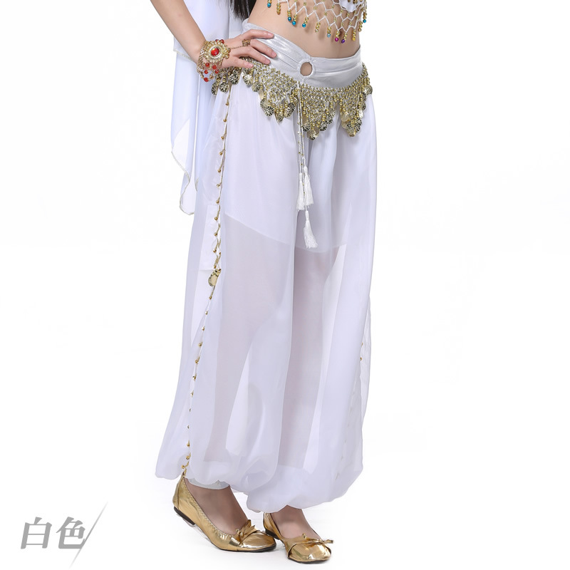 Picture of Dancer Ring Lanterns Belly Dance Performance Dance Pants Belly Dance Pants