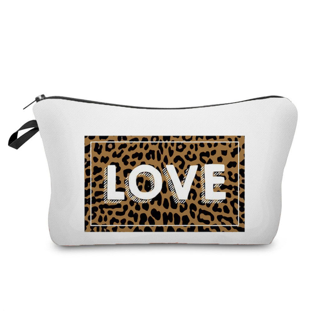 2022 factory direct wholesale spot lipstick storage bag portable wash bag creative letter printing cosmetic bag