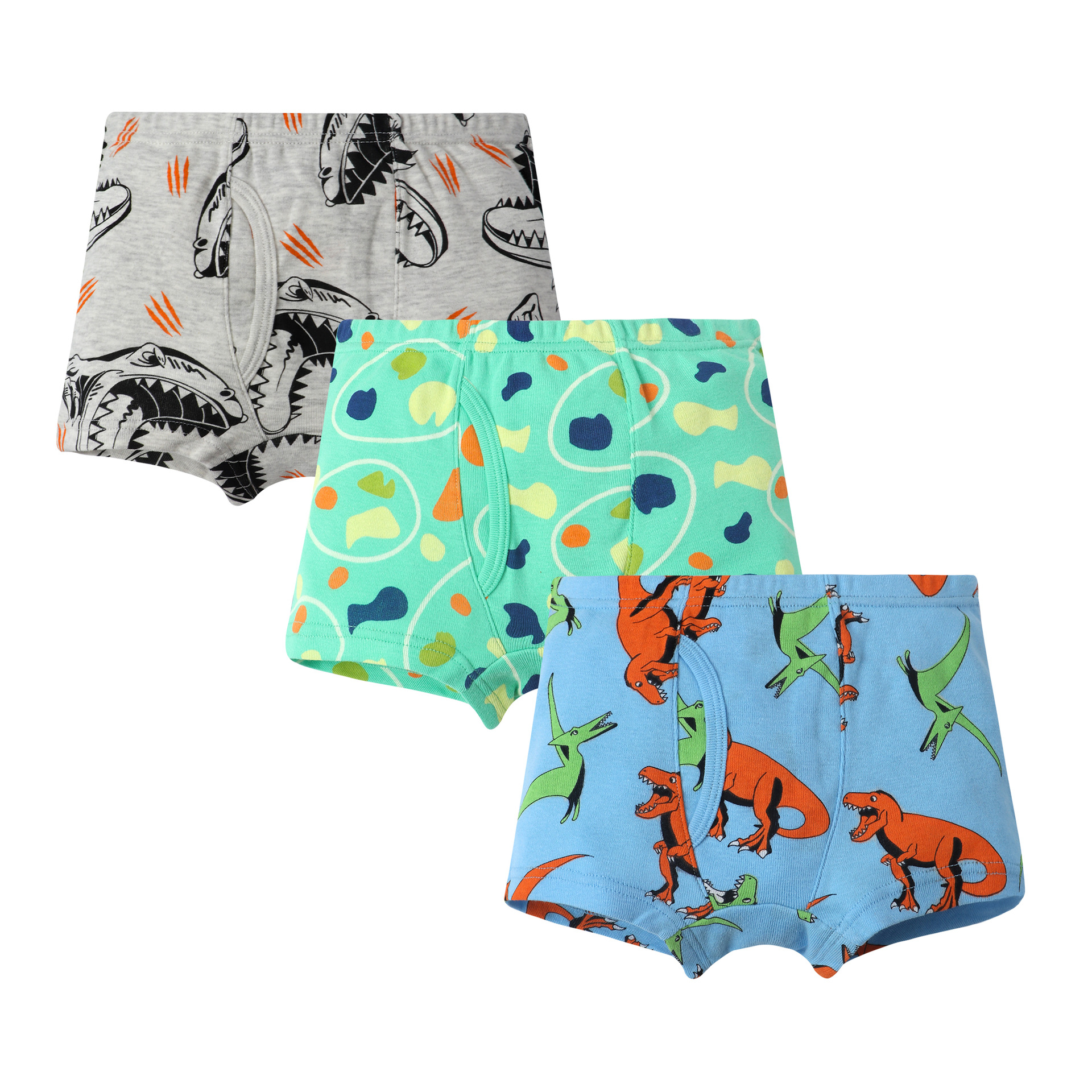 Picture of European and American boys boxer pants threaded cotton children's underwear boys boxer pants baby children's shorts wholesale