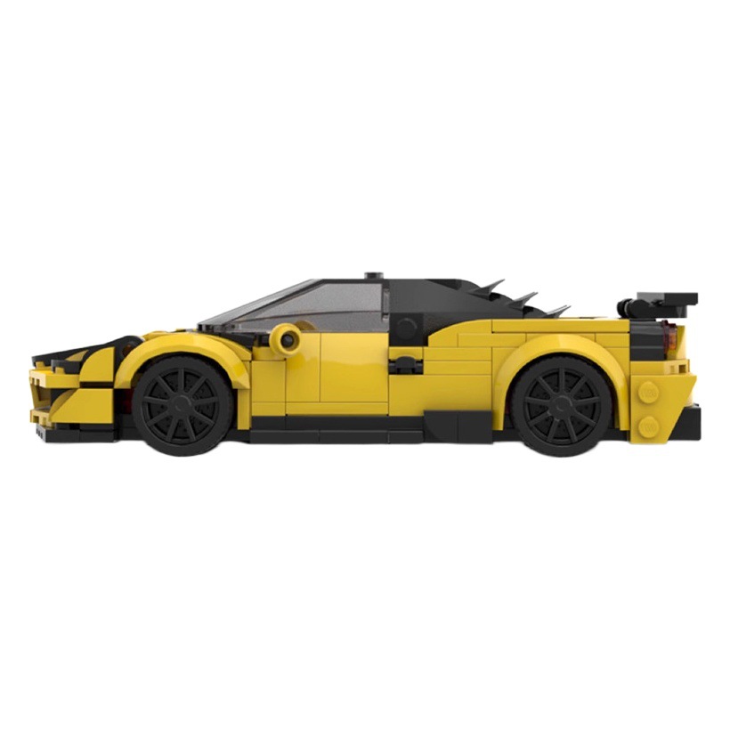 Domestic Building blocks compatible with Lego MOC car model suit 149028 Ferrari 458 assembling racing car decoration men