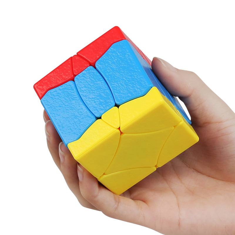 Picture of Shengshou No. 1 hundred birds facing the Phoenix Rubik's Cube special shape 3th order leather pattern colorful educational fun professional Rubik's cube toy