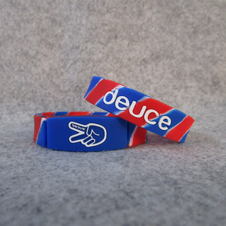 Picture of Basketball sports tide Deuce brand scissor commemorative star silicone bracelet Sports wristband Owen