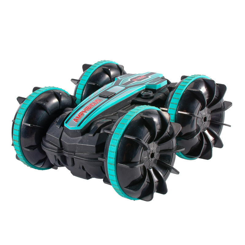 Picture of Cross-border amphibious remote control vehicle 2.4g remote control water vehicle four-wheel drive off-road climbing drift stunt car toy car