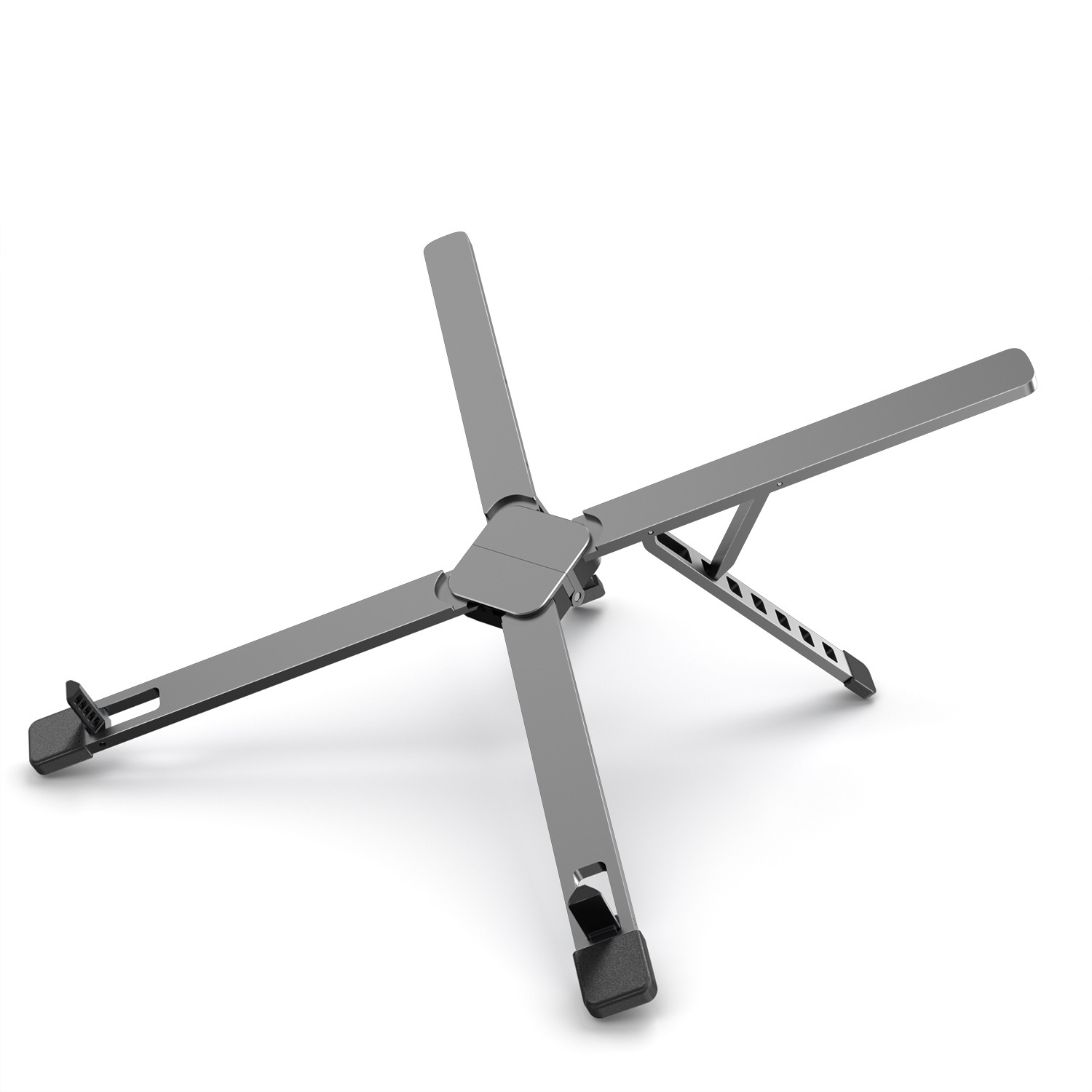 Picture of N3 Single Fork Aluminum Alloy Laptop Bracket Heightened Heat Dissipation Game Book Universal Foldable Storage Support Frame