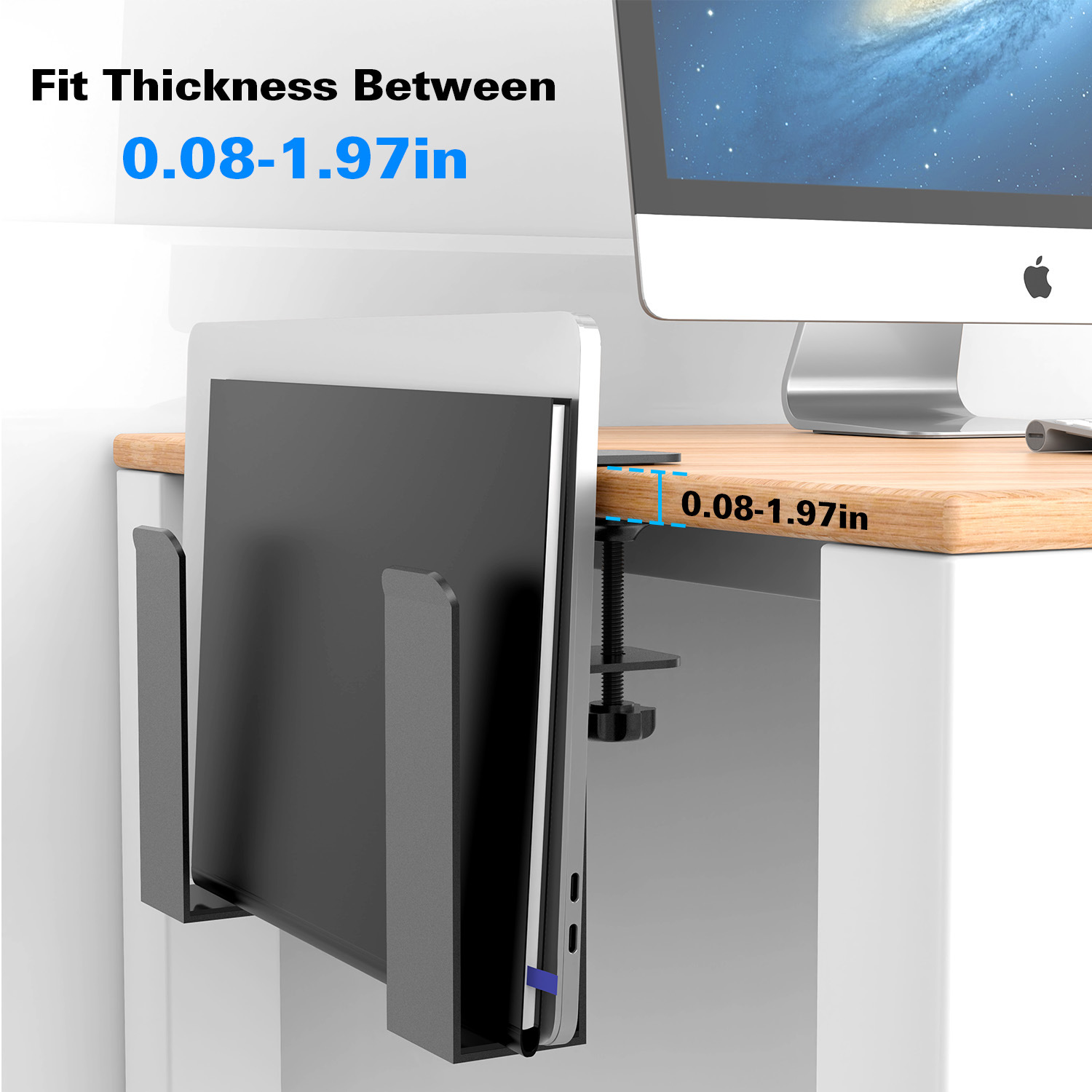 Picture of New Tablet Laptop Universal Adjustable Storage Rack Punch-Free Tableside Portable Cooling Rack