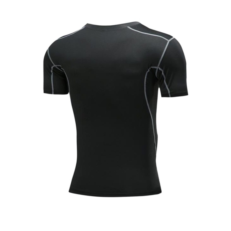 Cross-border Sports Tight Clothes Quick-drying Short-sleeved Fitness Clothes Men's Running Sports Base T-shirt Basketball Training Compression Clothes