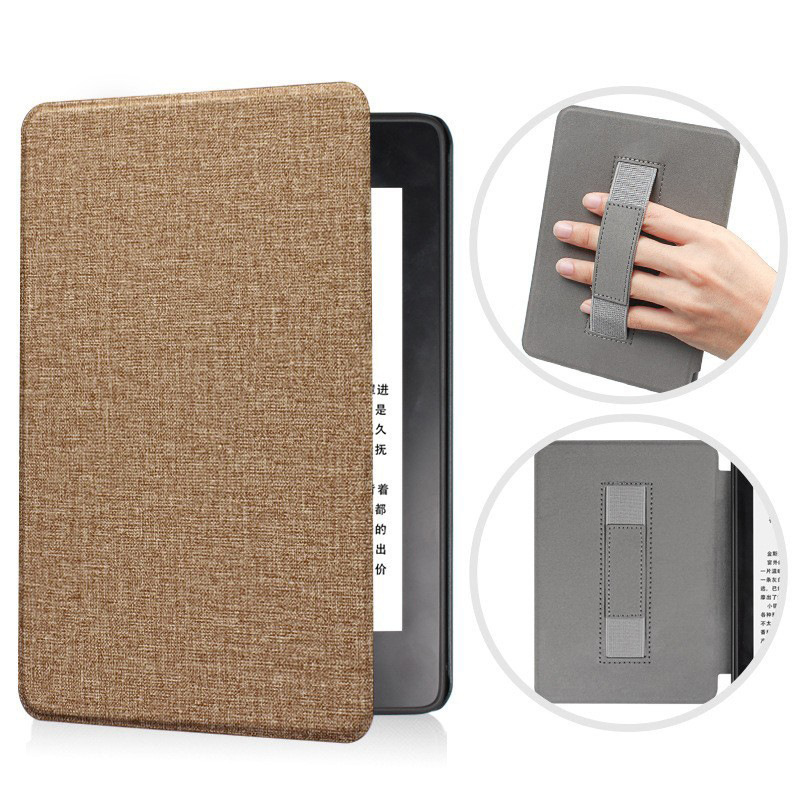 Picture of Suitable for 2024kpw6 Fabric 7-inch Handheld Protective Case Kindle paperwhite12th Handheld Leather Case