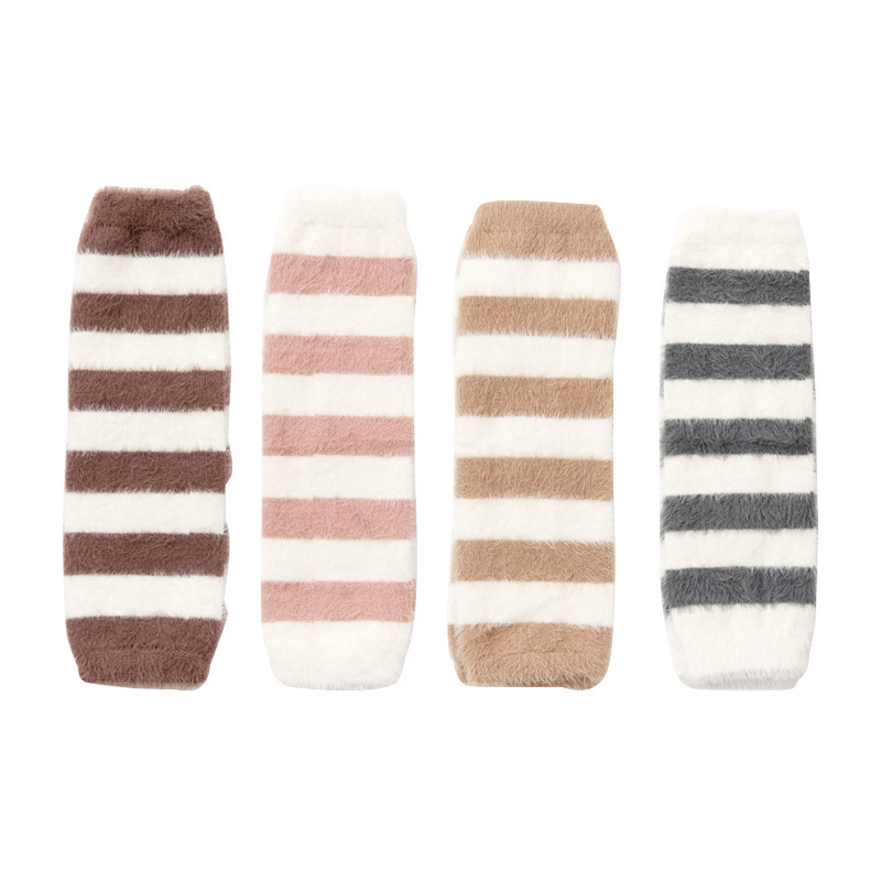 Picture of Baby's Leg Socks fleece-lined Thickened Warm Autumn and Winter Children's Knee Protecting Arm Mink Stocking Neonatal Leg Socks