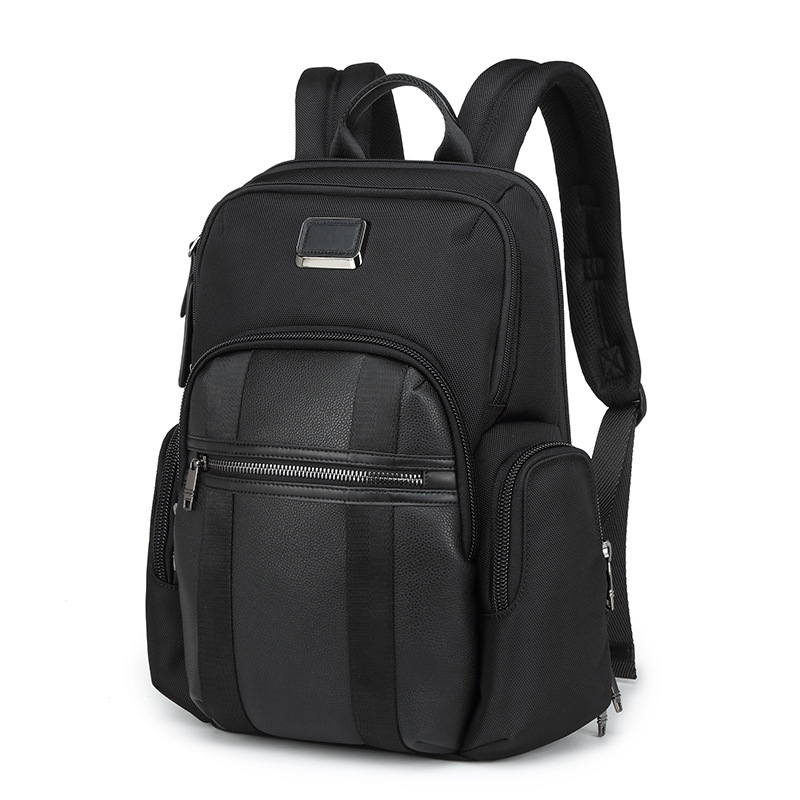 Picture of Business backpack high-end men's bag functional commuter travel large capacity computer bag Oxford cloth fashion backpack schoolbag