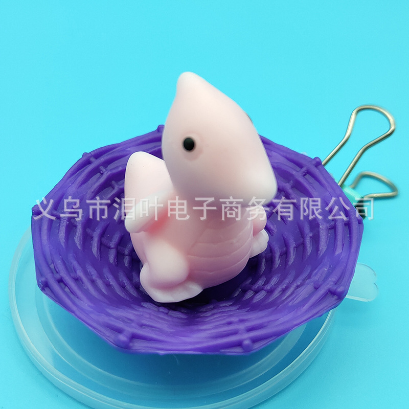 Picture of Cross-border soft Glue Creative students decompression stall selling decompression pinch music small animal vent toys small dumplings