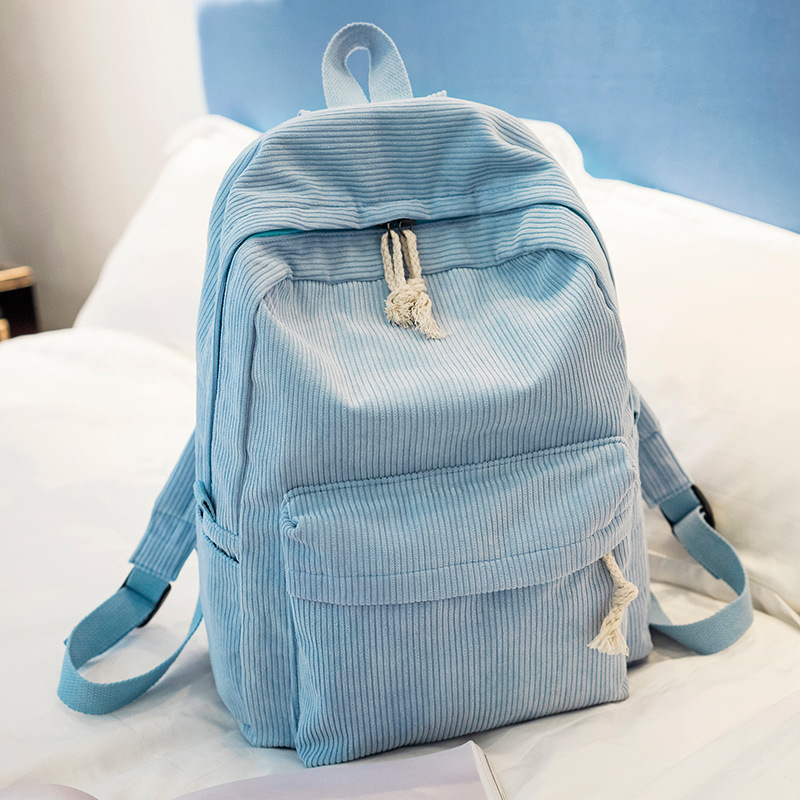 Picture of Schoolbag Women's Korean-style Harajuku ulzzang All-match High School Students Personalized Velvet College Style Backpack Women's Backpack