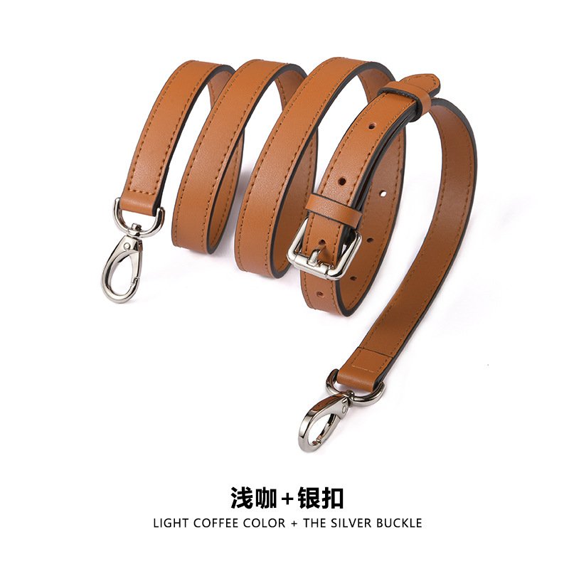 Picture of Ma Huangshi Mhs-A-1 Plain Leather Bag Strap Adjustable Spaghetti Strap Bag Replacement Strap Single Shoulder Crossbody for Women