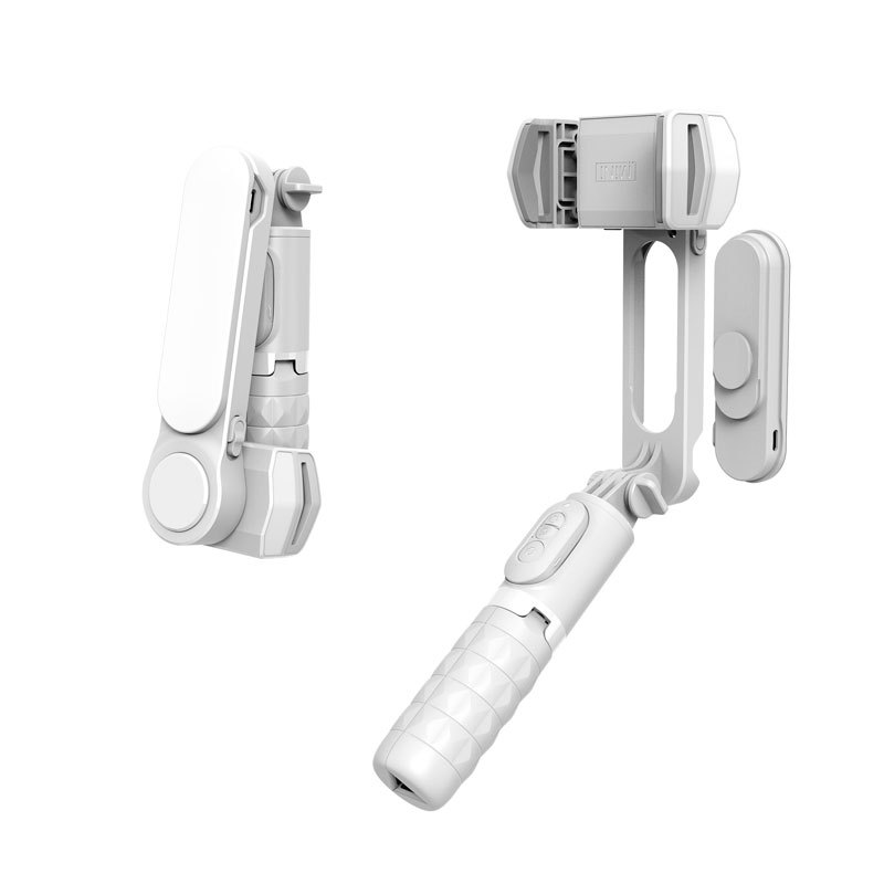 Picture of Q09 Pan/Tilt Handheld Stabilizer Bluetooth Selfie Stick Integrated Tripod Fill Light Mobile Phone Anti-Shake Live Broadcast Bracket