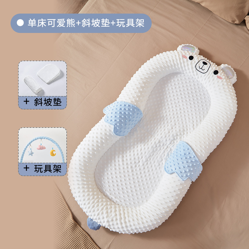 Picture of Baby Bed-in-Bed suit Newborn Bionic Bed Movable Crib Baby Pressure-proof Portable Bed-in-Bed