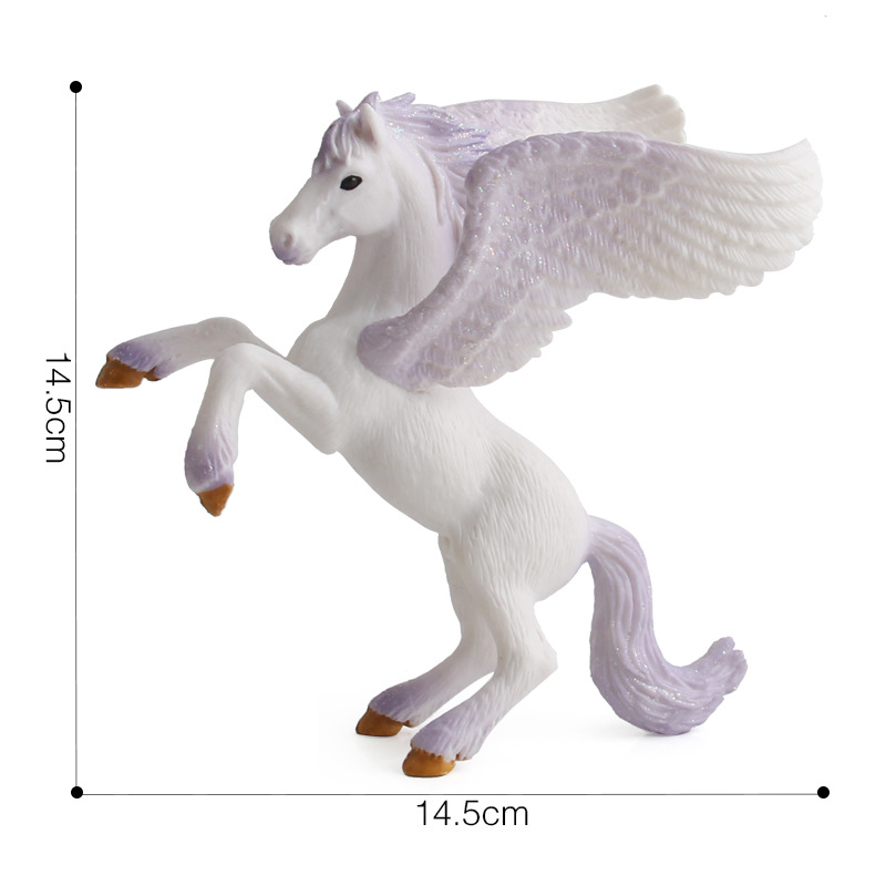 Picture of Unicorn Doll Toy Simulation Mini Animal Model Unicorn European Myths and Legends of Monasteries