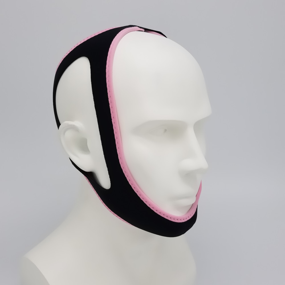 Picture of Triangle anti-snoring belt chin belt V-face pressure mask snoring belt face support strap health care fixed breathing correction belt