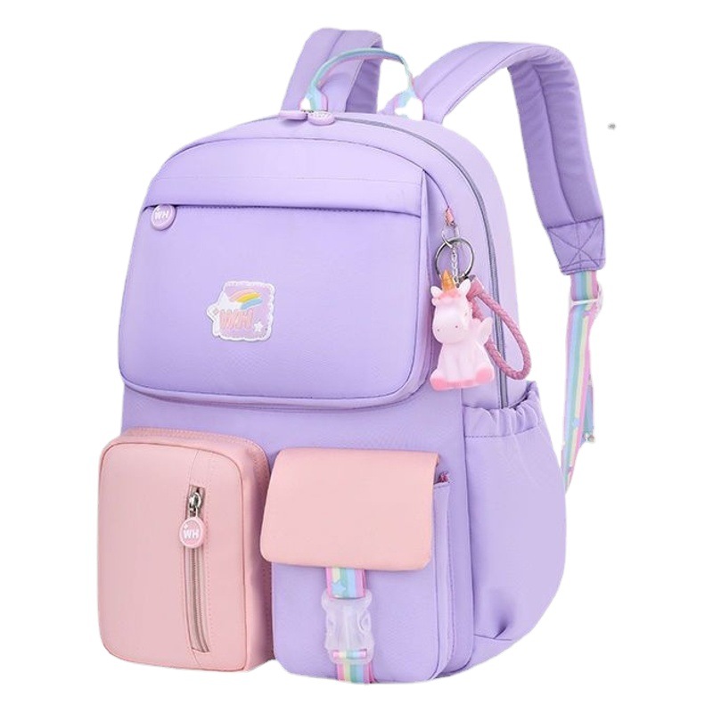 New Ins Style Primary School Bag Cute Men and Women Burden-Reducing Spine Protection Universal Large-Capacity Kidsren's Backpack