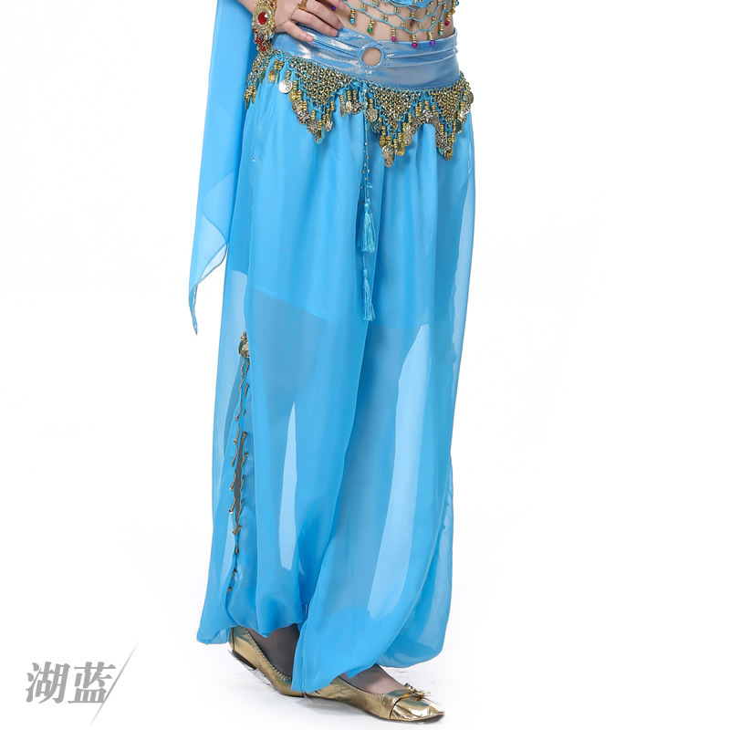 Picture of Dancer Ring Lanterns Belly Dance Performance Dance Pants Belly Dance Pants