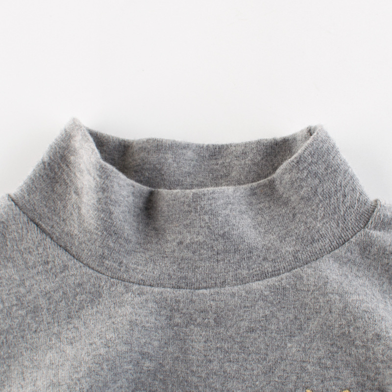 Picture of 27kids brand children's clothing autumn new wholesale Korean version of boys bottoming shirt baby clothes long sleeve T-shirt high collar