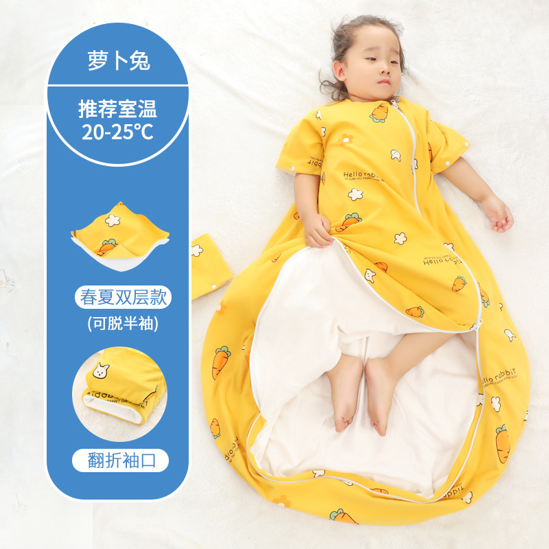 Picture of Baby Sleeping Bag Air-Conditioned Room Spring and Summer Thin Baby Anti-Kick Quilt Autumn and Winter Thickeneded Four-Season Universal One-Piece Drop Shipping