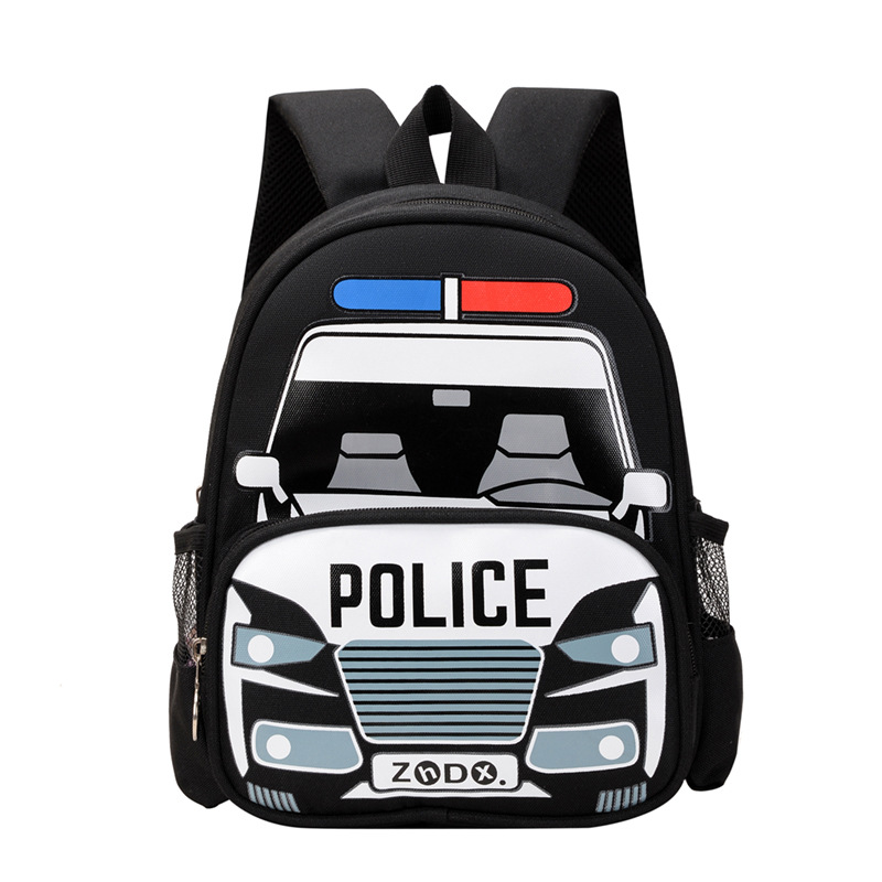 Picture of Children's Schoolbag Kindergarten Children's Lightweight Backpack 3-7 Years Old Cartoon Animation Car Student Backpack