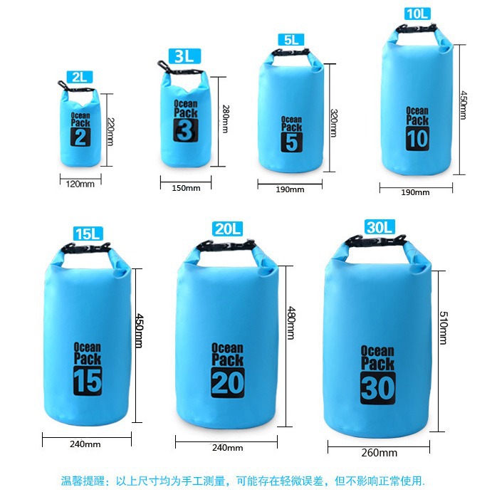 Picture of Outdoor waterproof bag beach bag swimming bag thickened PVC waterproof bucket bag drifting bag beach bag waterproof bucket wholesale