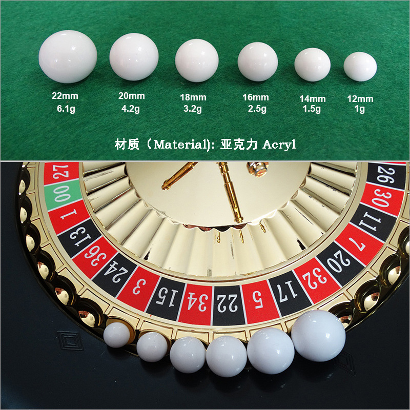 Russian roulette beads white ball turntable ball trackball 5 tablets for sale