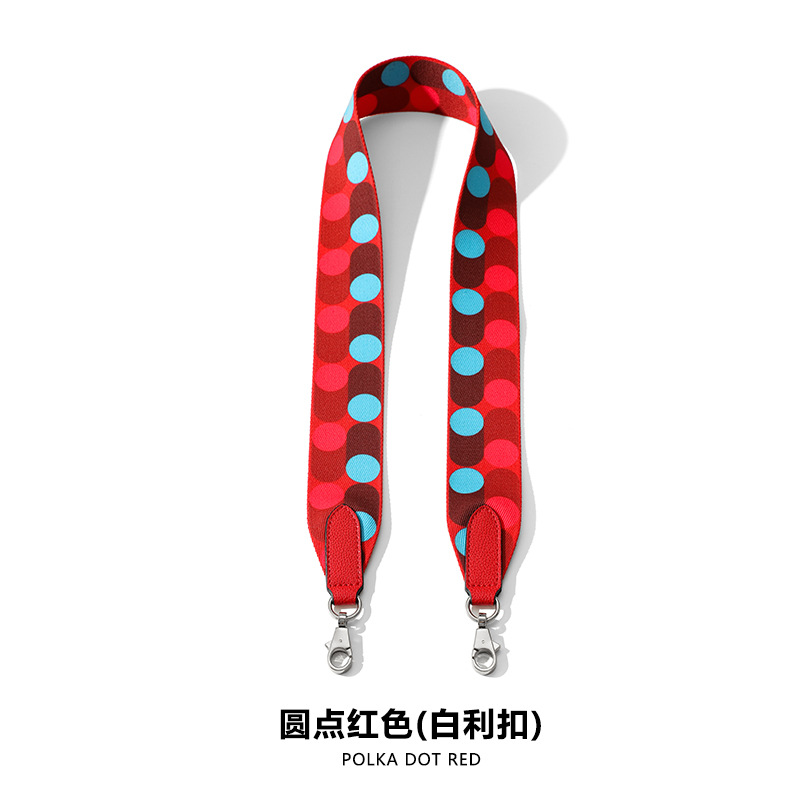 Picture of Ma Huangshi MHS-F-28 Ribbon F Dot Decoration Women's Bag Wide Shoulder Belt Canvas Ribbon Single Back Women's Bag Accessories