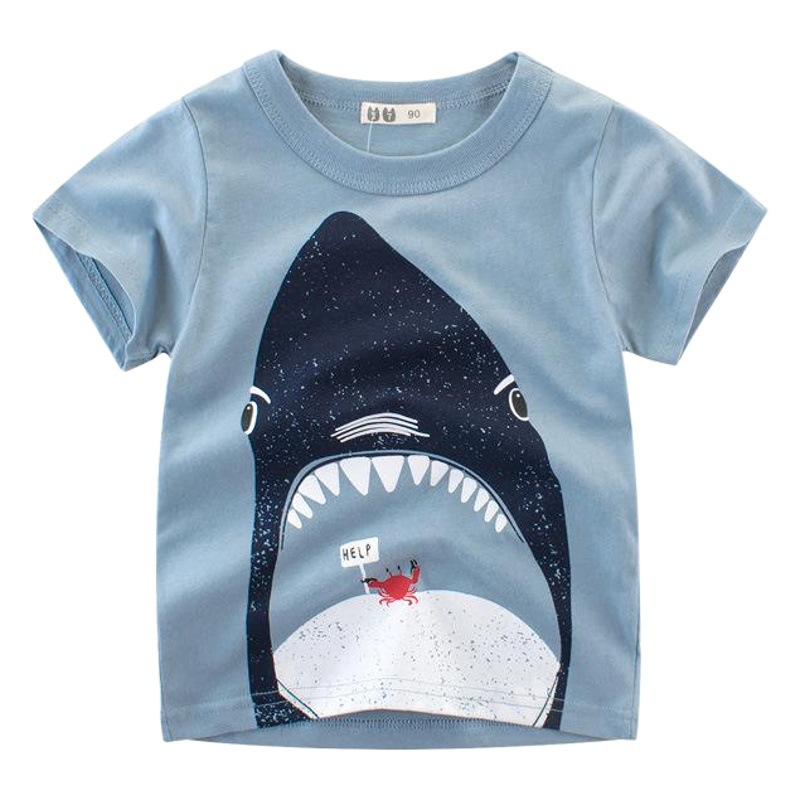 27Kids Trendy Brand Korean Style Kidsren's Clothing New 2025 Summer Men's Clothing Kidsren's Short-Sleeved T-Shirt Wholesale One Piece for Delivery