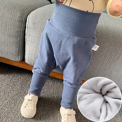 Picture of Clearance No Return No Change Baby High Waist Belly Pants Girls' Large PP Pants Children's Baby Children's Harlan Pants