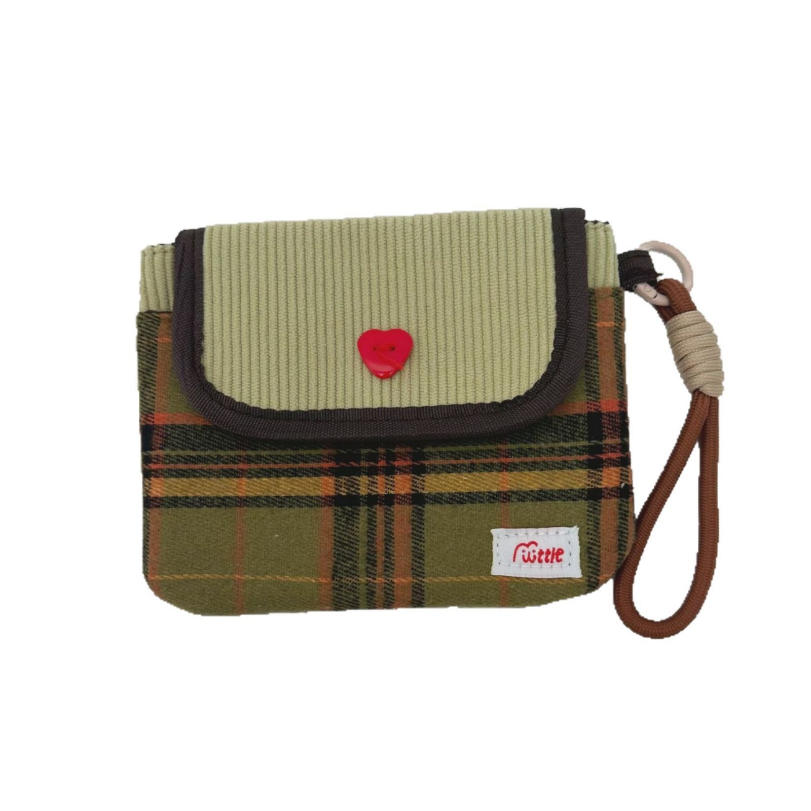 Picture of Retro Plaid Mini Mouth Red Bag 2025 New Portable Travel Sundries Storage Bag Earphone Bag Coin Purse