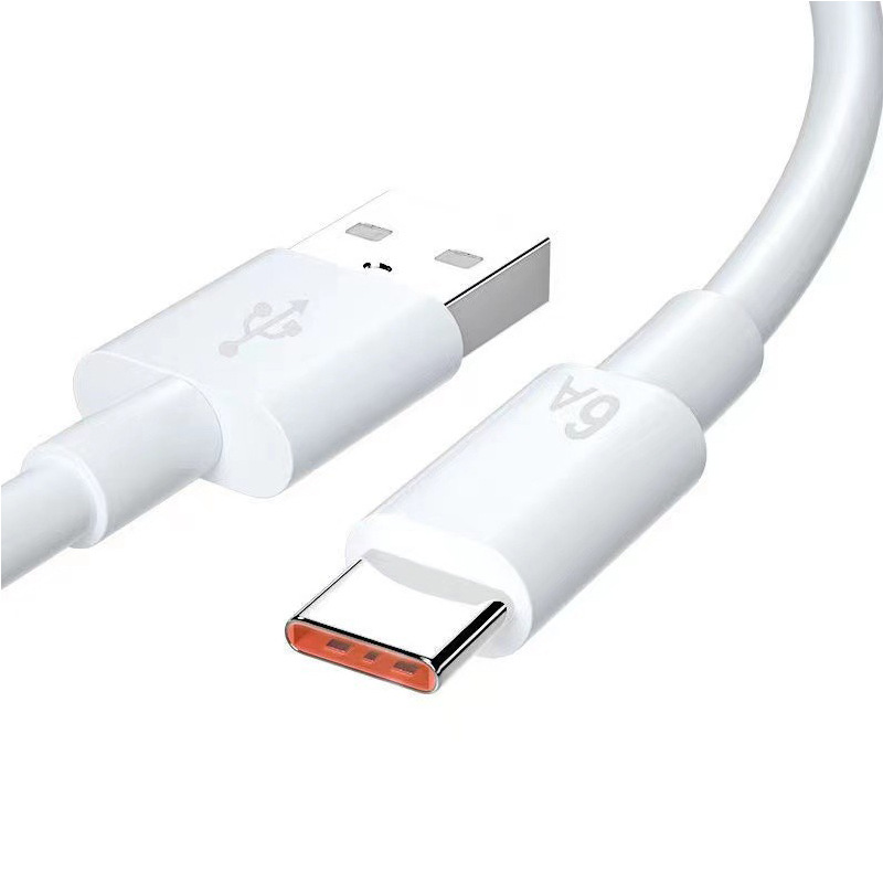 Picture of Type-C Single-Head Data Cable 66W 120W Suitable for Huawei Android Mobile Phones 6A Fast Charging Type-C Data Cable