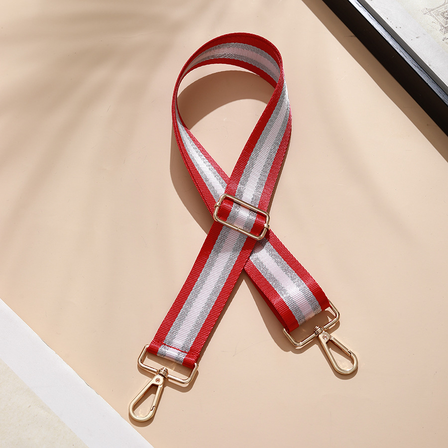 Picture of Bag shoulder strap crossbody bag with adjustable widened shoulder strap gold silk Women's bag with 3.8cm width