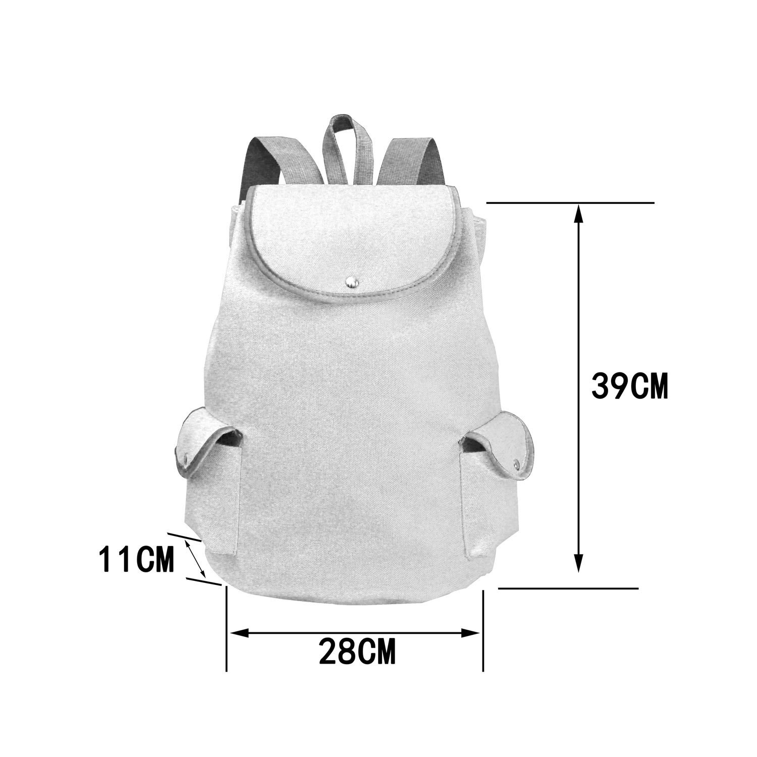Picture of Factory direct plant flower printing bag large capacity campus students can print logo all-match classic backpack