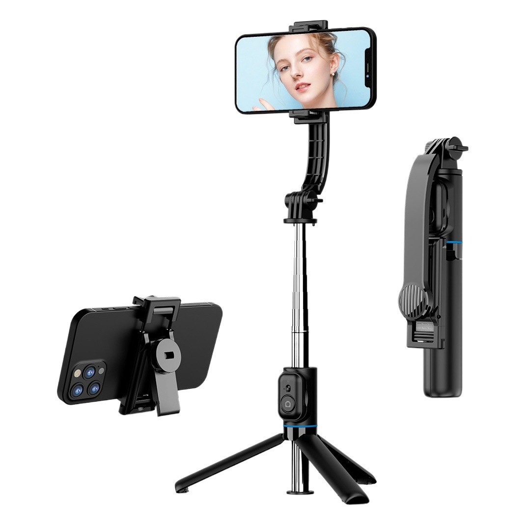 TOKQI mobile phone selfie stick C01 detachable desktop stand multi-function bluetooth selfie artifact live broadcast stand