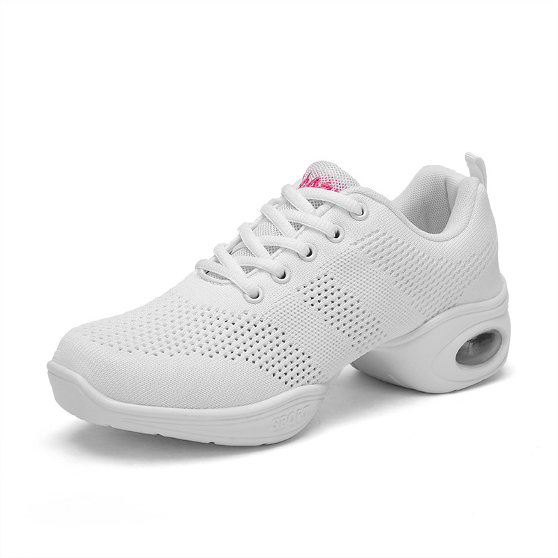 Picture of New Summer Dance Shoes, Breathable Fly-Woven Mesh Modern Dance Shoes, Adult Square Dance Shoes, Soft-Soled Women's Dance Shoes