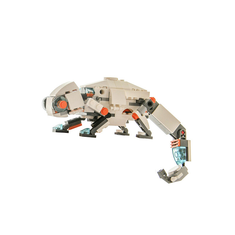 Picture of MOC Toy Compatible Lego Animal Series Piece Block Toy Set Creative Chameleon Animal Model