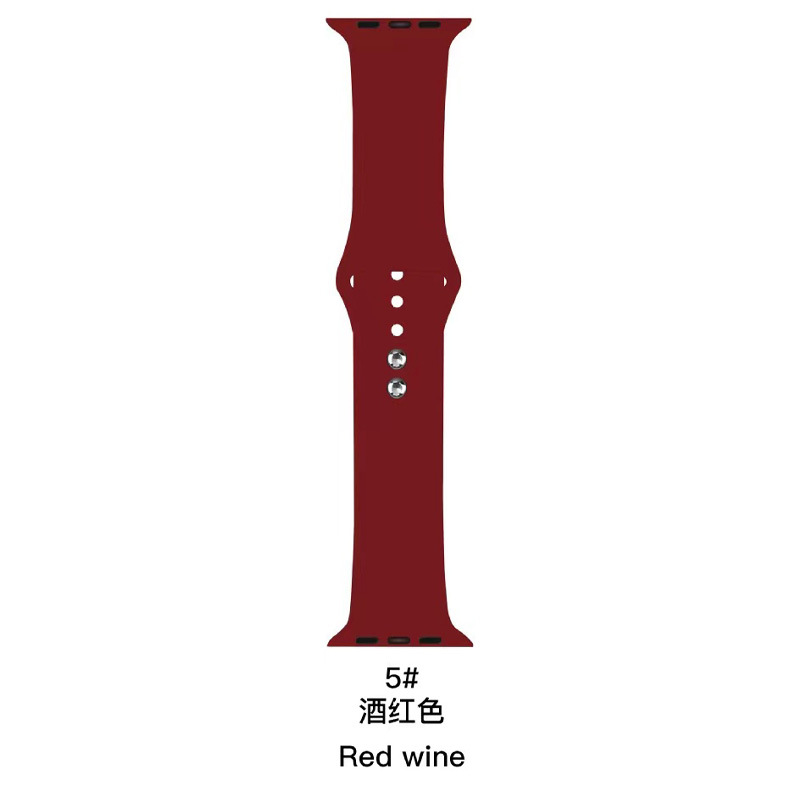Picture of Suitable for Apple Watch Strap Apple Watch Silicone Strap Double Stud Kickback Strap Silicone Watch Strap