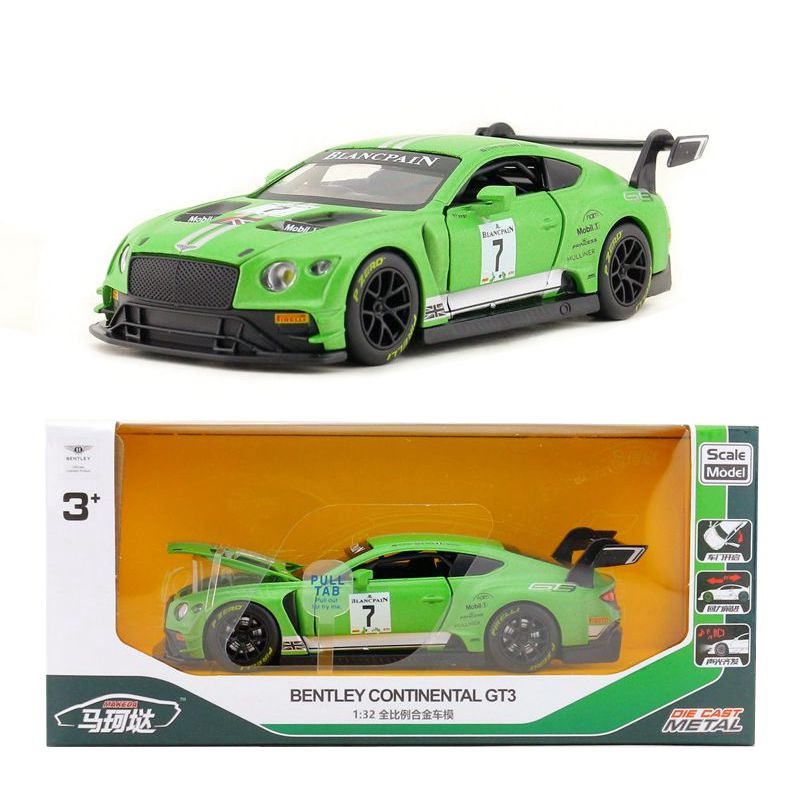 Picture of Yufeng Make 1:32 Bentley GT3 Racing Acousto-optic Power Simulation Metal Alloy Model Collection