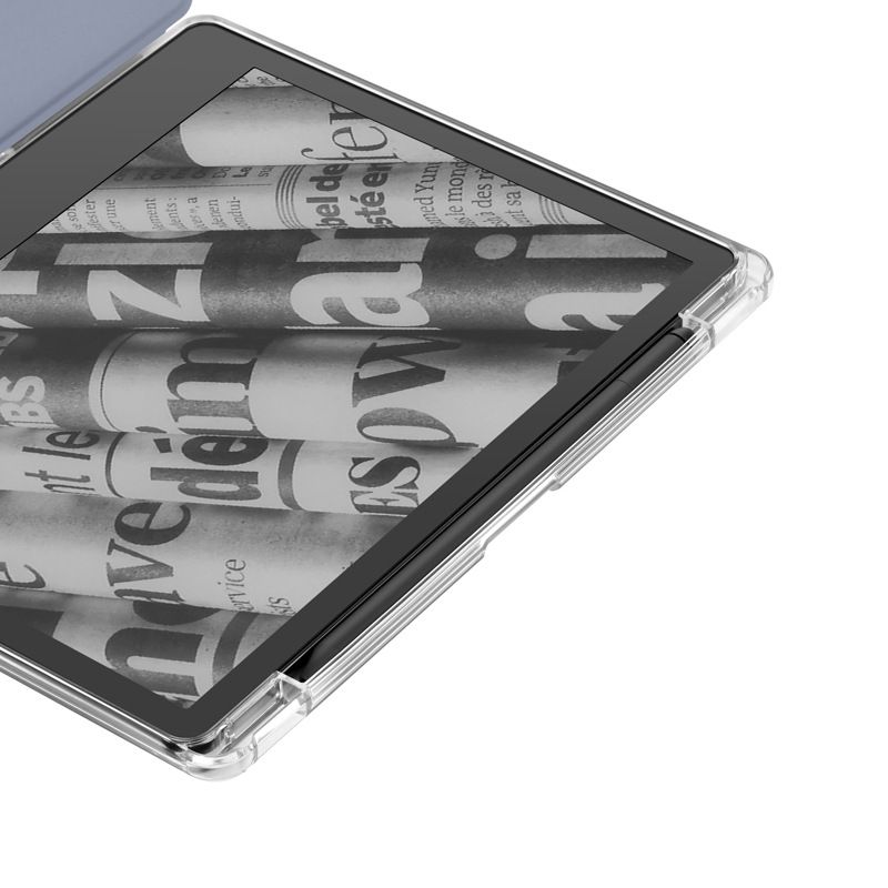 Picture of For 2024New Kindle scribe360 rotating protective cover 10.2 inch e-book transparent color protective case