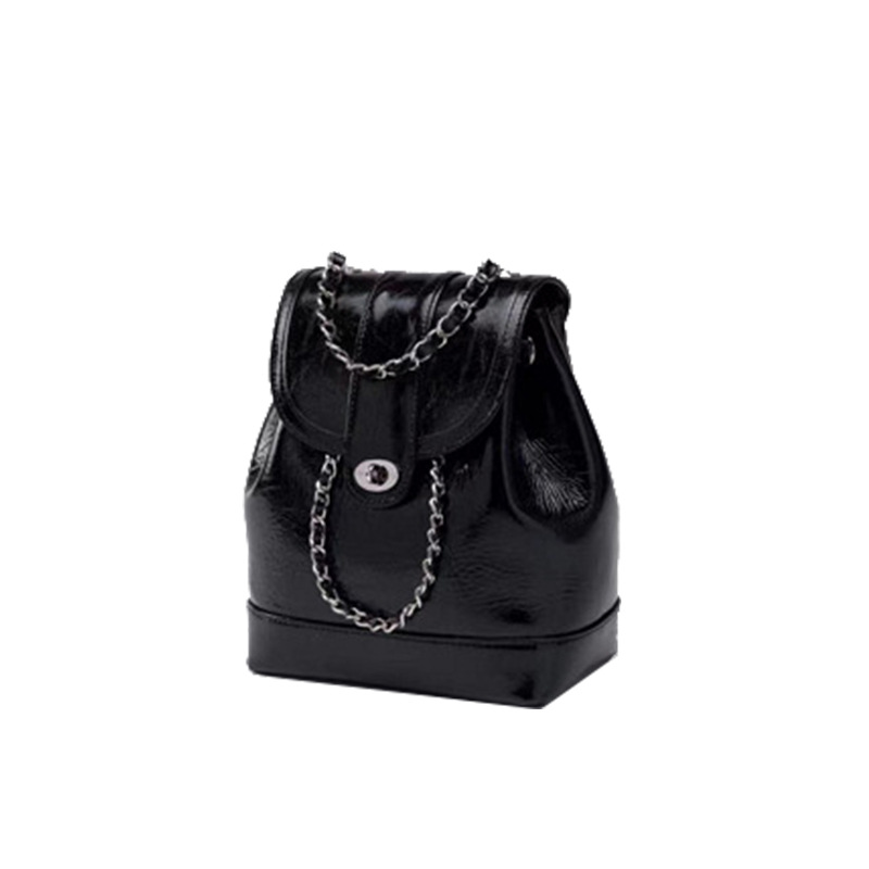 Picture of New Ins Korean Niche Small Fragrance Chain Backpack Student Work Clothing Versatile Backpack 8375 #