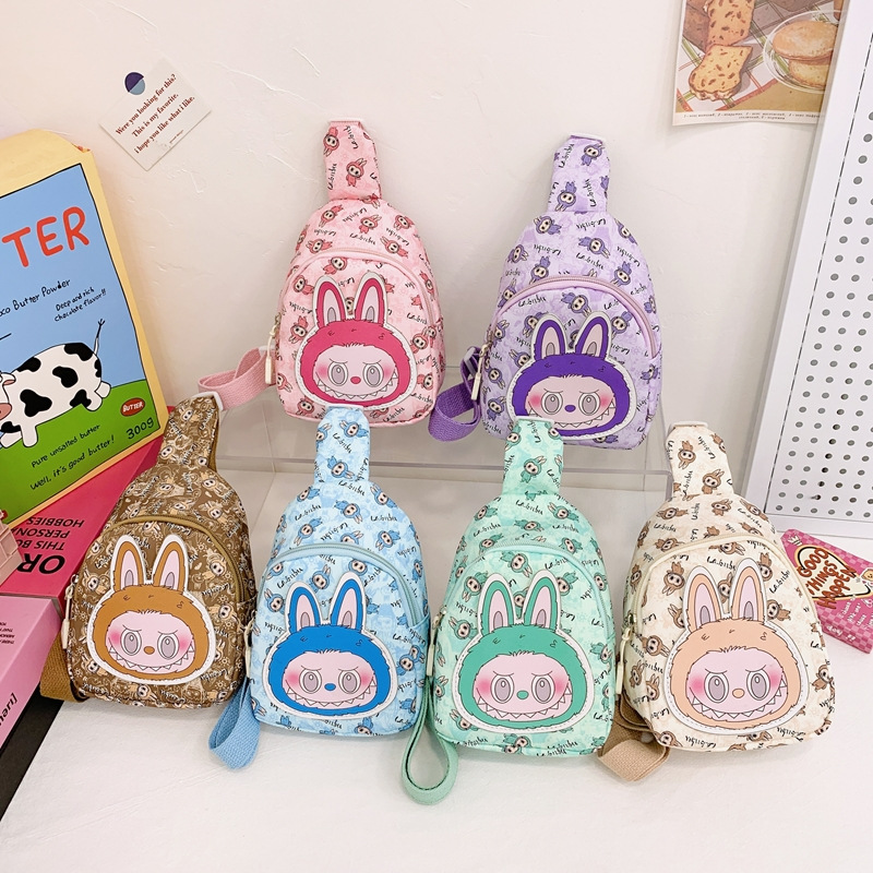 Kindergarten Baby Chest Bag Cartoon Cute Girl Waist Bag New Accessories Coin Purse 3-5 Years Old Kidsren's Bag
