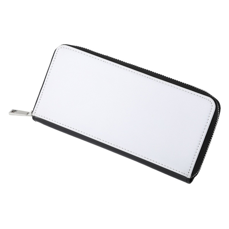 Factory Direct Supply Thermal Transfer Sublimation Women's Wallet Zipper Bag Document Bag Large Capacity Short Style