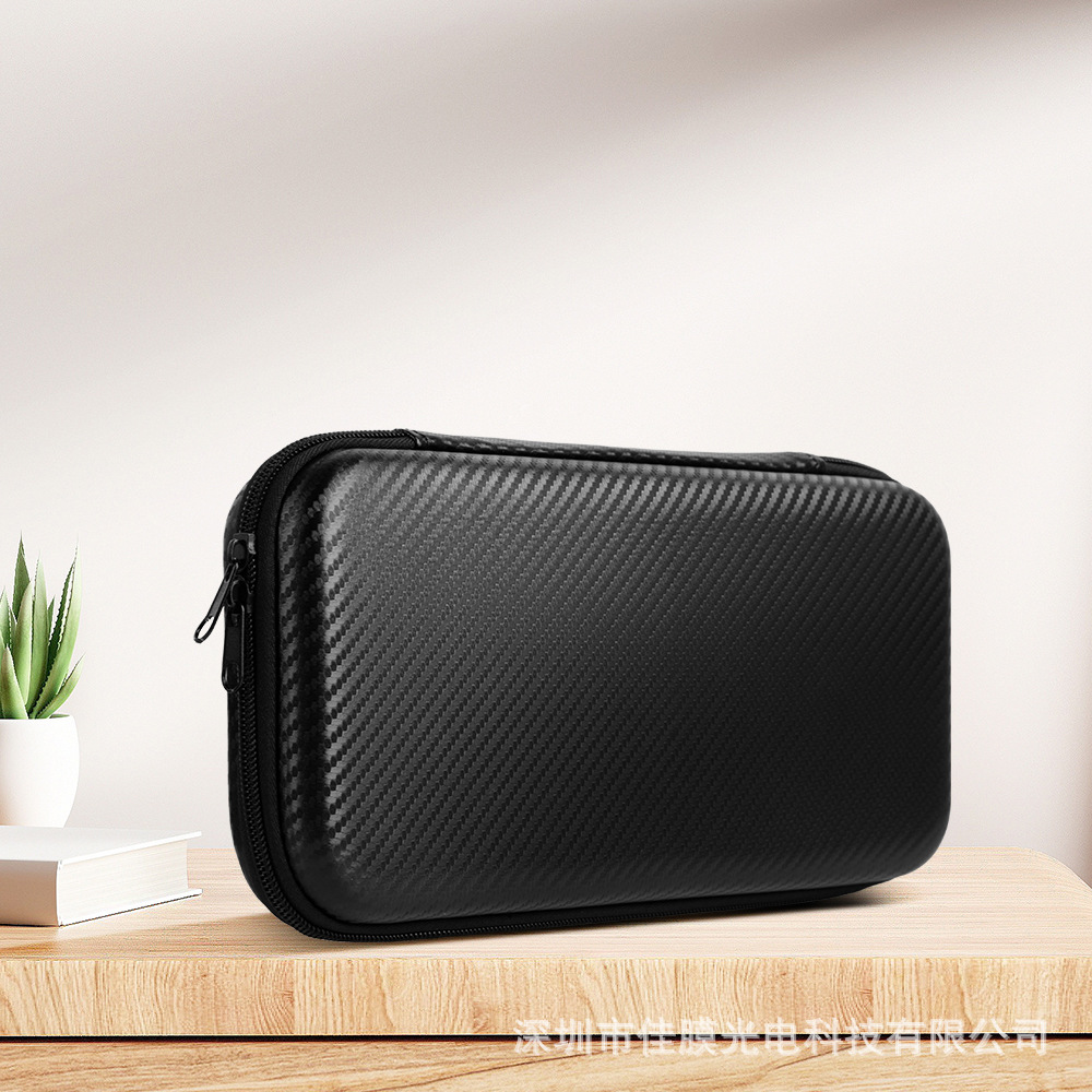 Picture of New Switch2 Storage Bag Game Host Bag Carbon Fiber Suitable for Nintendo Storage Bag Hard Box EVA Protection