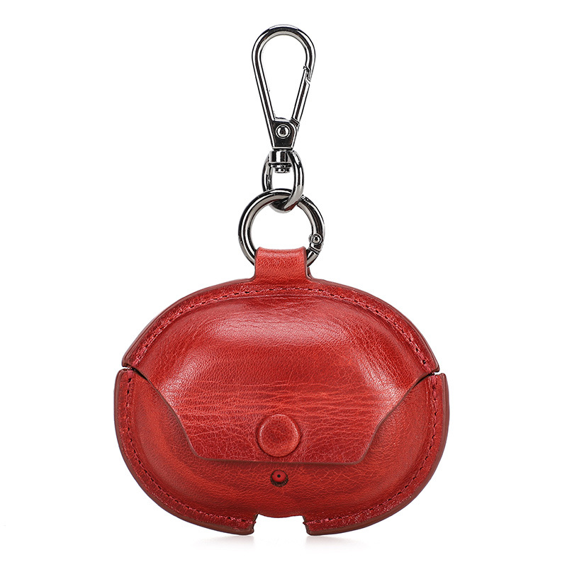 Picture of For Apple Beats Studio Buds Headphone Case Crazy Horse Leather Portable Bluetooth Headset Case