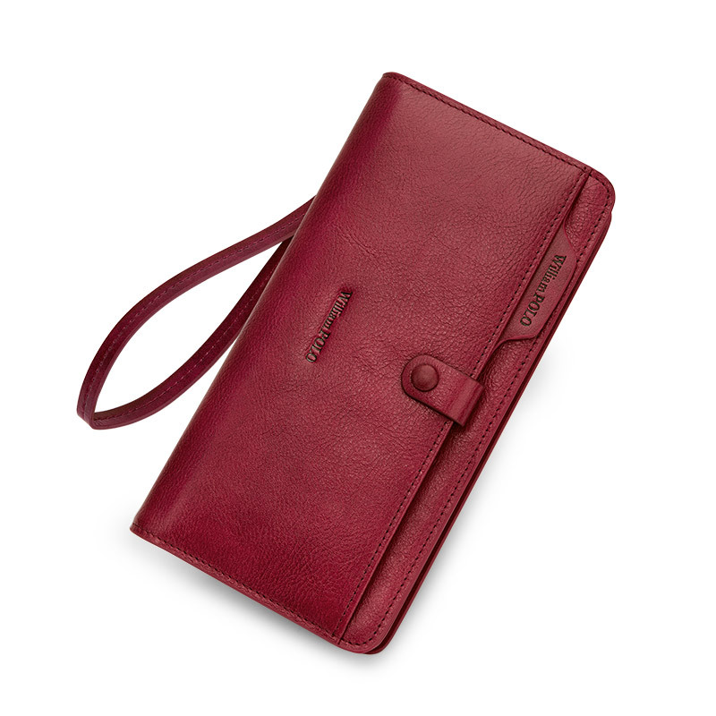 Picture of Emperor Paul Wallet Women's Long Wallet First Layer Cowhide Wallet Coin Purse Driver's License Wallet Women's Wallet Genuine Leather