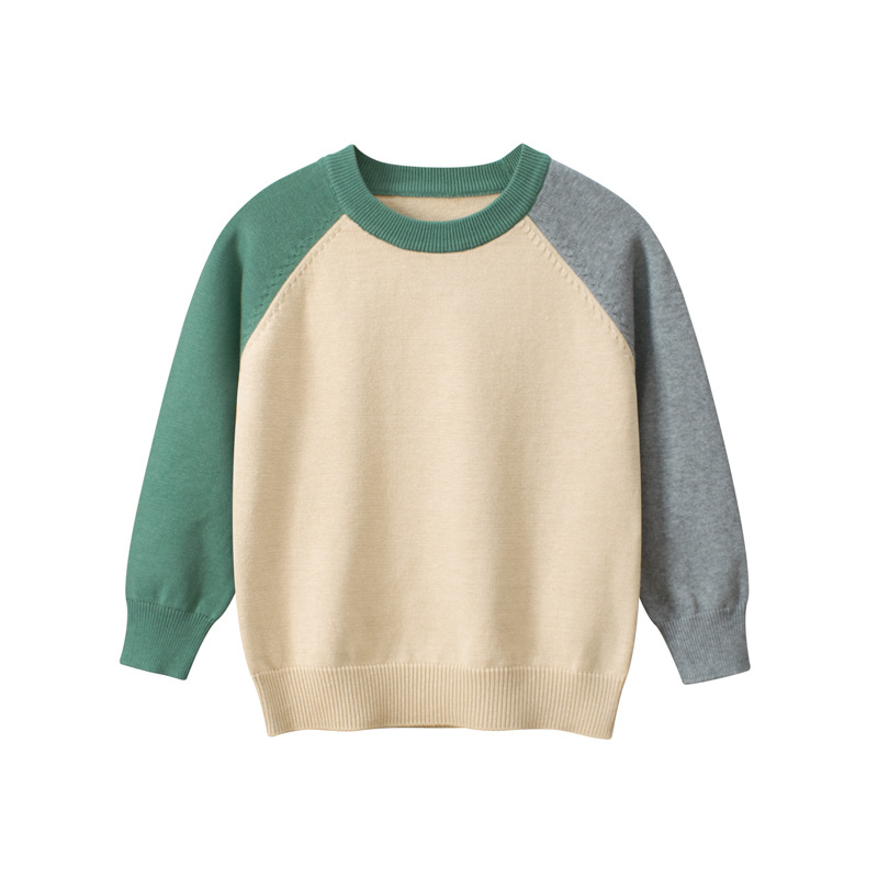 Picture of 27kids Korean version of children's clothing sweater spring new children's clothing sweater men's baby clothes a generation of hair