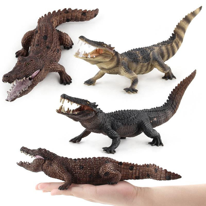 Foreign Trade Artificial Wild Animal Model Large Pvc Crocodile Realistic Props Static Model Ornaments Toys