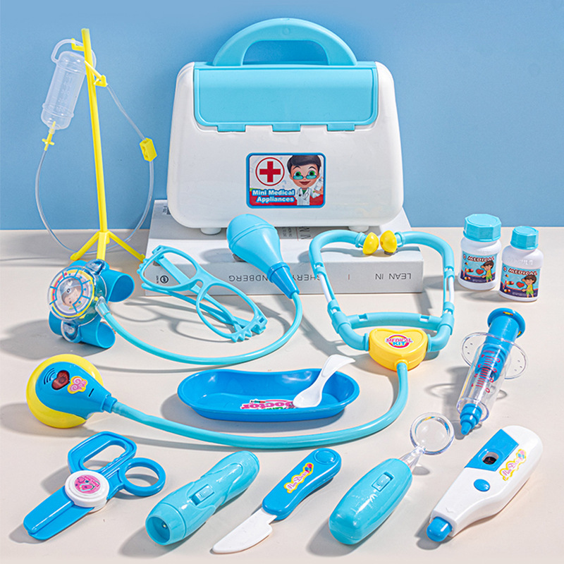 Picture of Explosions small doctor toy play stethoscope children's injection play house girl medical box nurse tool wholesale
